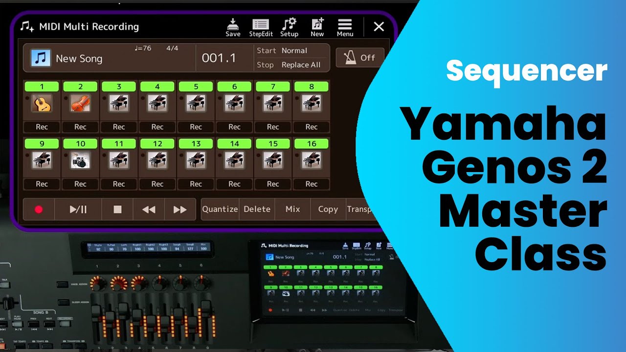 Yamaha Genos 2 Sequencer Masterclass