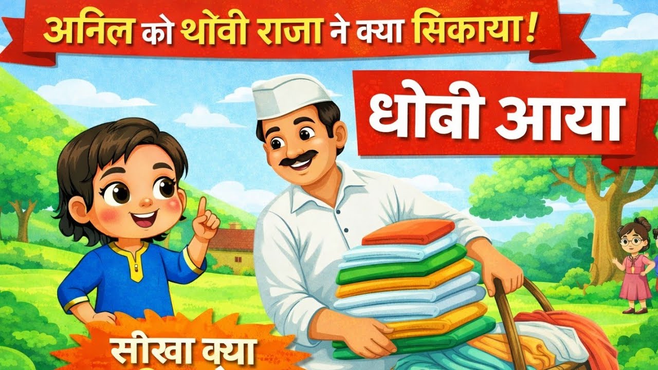 Dhobi Aaya | Machhali Jal Ki Rani Hai | Hathi Raja Kahan Chale | 3 Hindi Nursery Rhymes for Kids