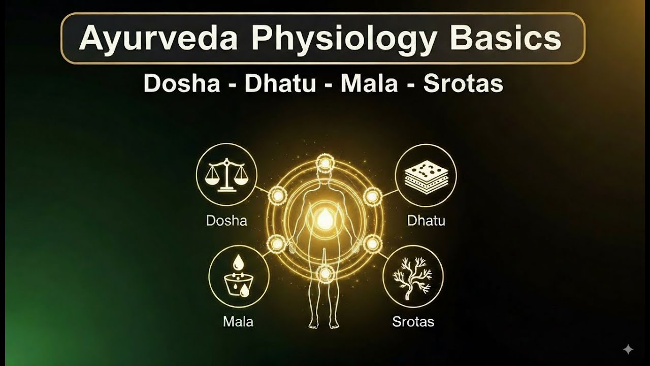 Kriya Sharir | Dosha Dhatu Mala & Basics of Srotas | BAMS 1st Year Lecture