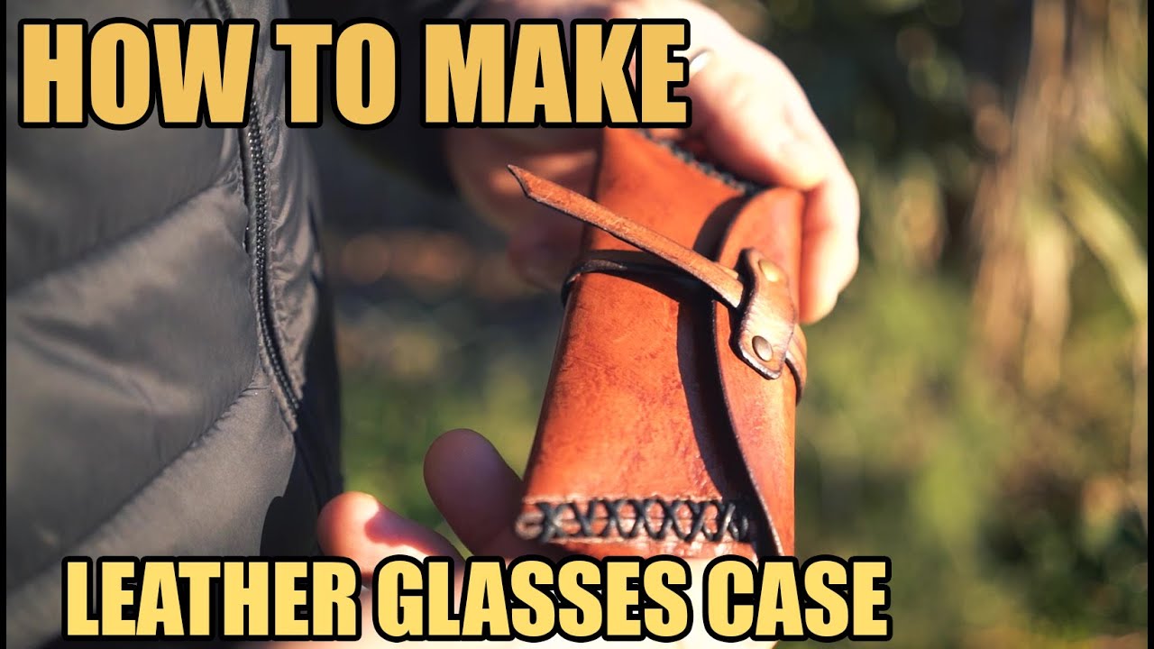 How to Make a Leather Sunglasses Case - DIY | Crafting