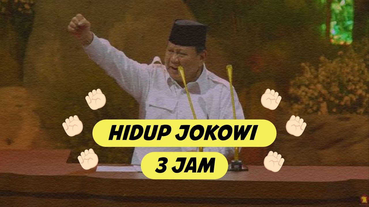 Pak Prabowo Ngomong Hidup Jokowi 3 Jam