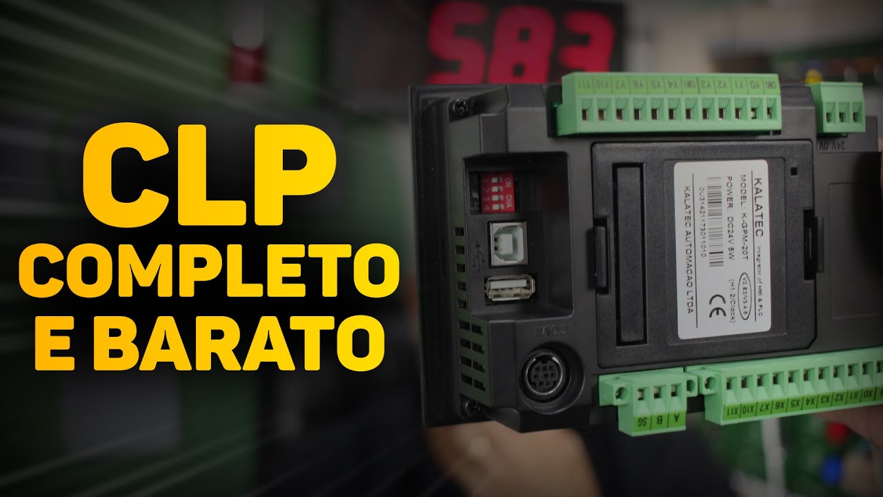 Novo CLP Barato e Completo! Falando Sobre o Modelo