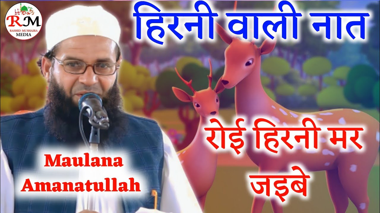 हिरनी वाली नात|Maulana Amanatullah Nanparvi|Madarsa Arbiya Masoodiya Ziyaul Uloom TaajPur Bahraich