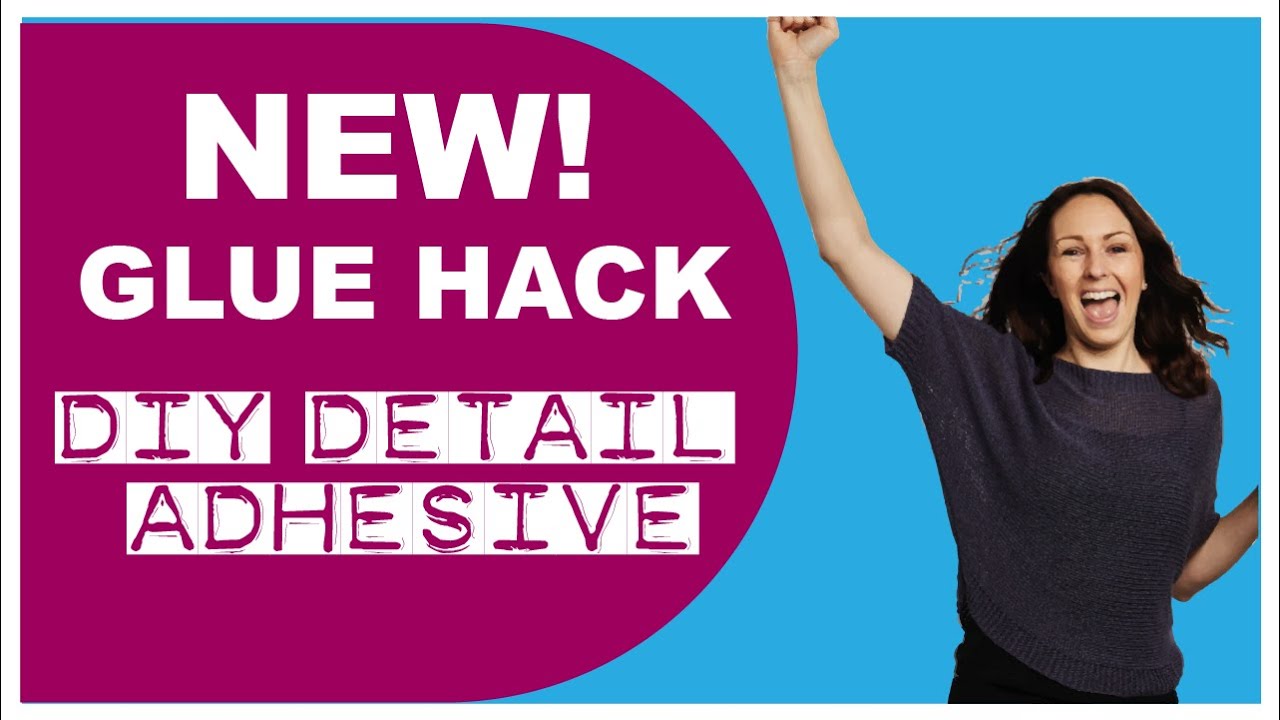 🎉 NEW DIY GLUE HACK!! 🎉 The BEST detail adhesive for your paper crafting!