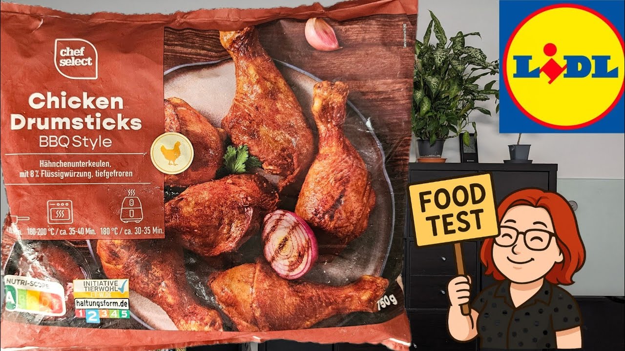 Lidl Chicken Drumsticks von Chef select BBQ Style im Food Test 