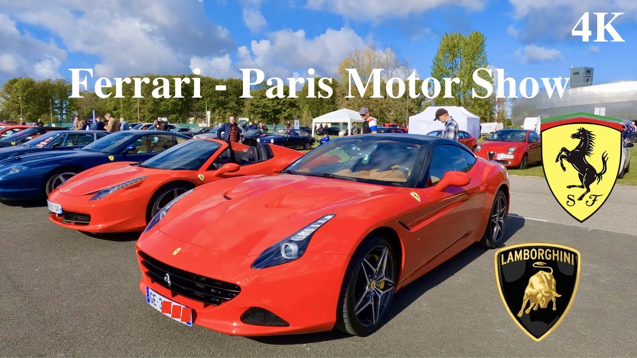 Ferrari - Lamborghini - Paris Motor Show - UTAC 2022 - Autodrôme Italian Meeting à Montlhéry