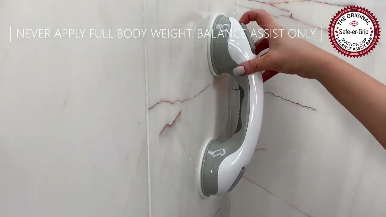 How to Use Safe-er-Grip Changing Lifestyles 12-inch Balance Assist Shower and Bath Handle