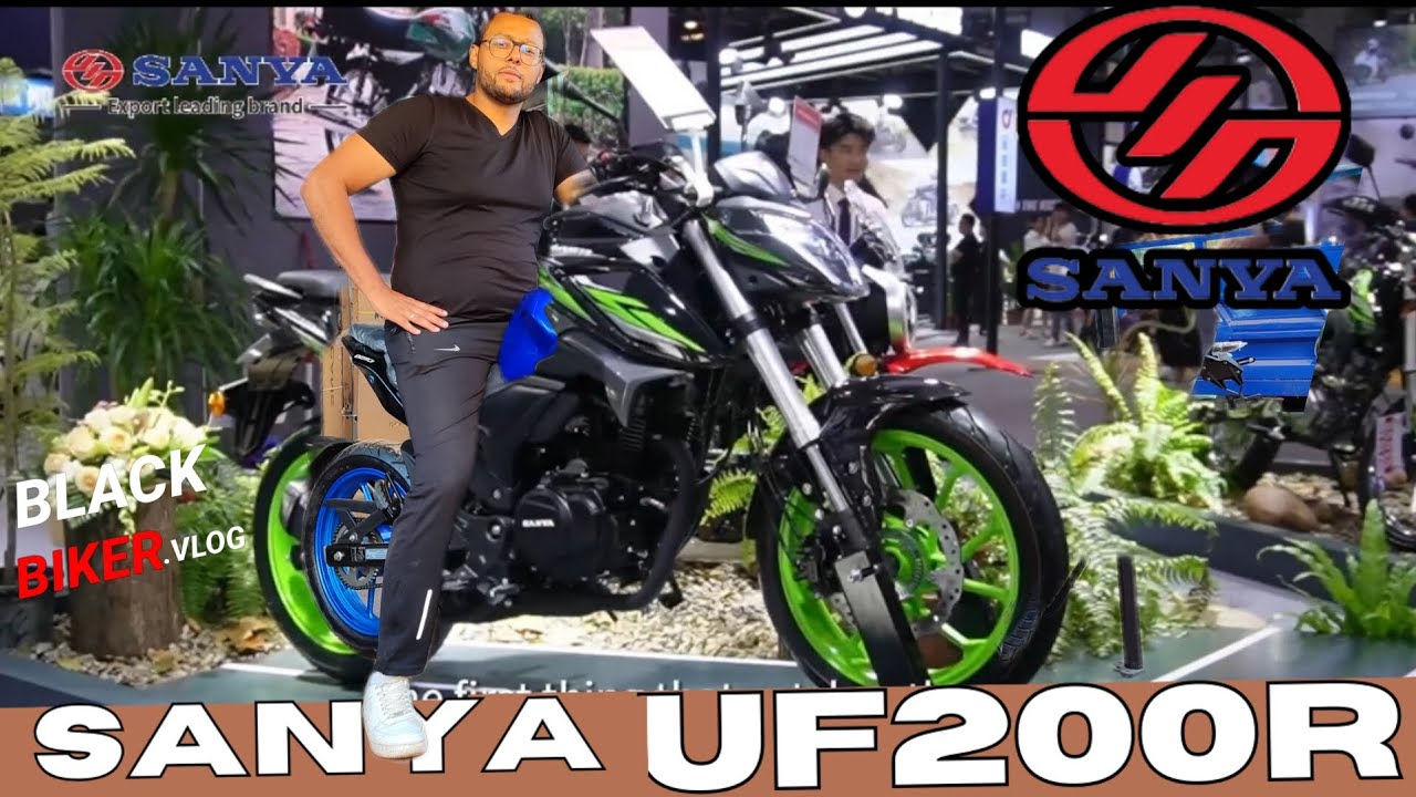 SANYA UF 200R motocycle in canton fair