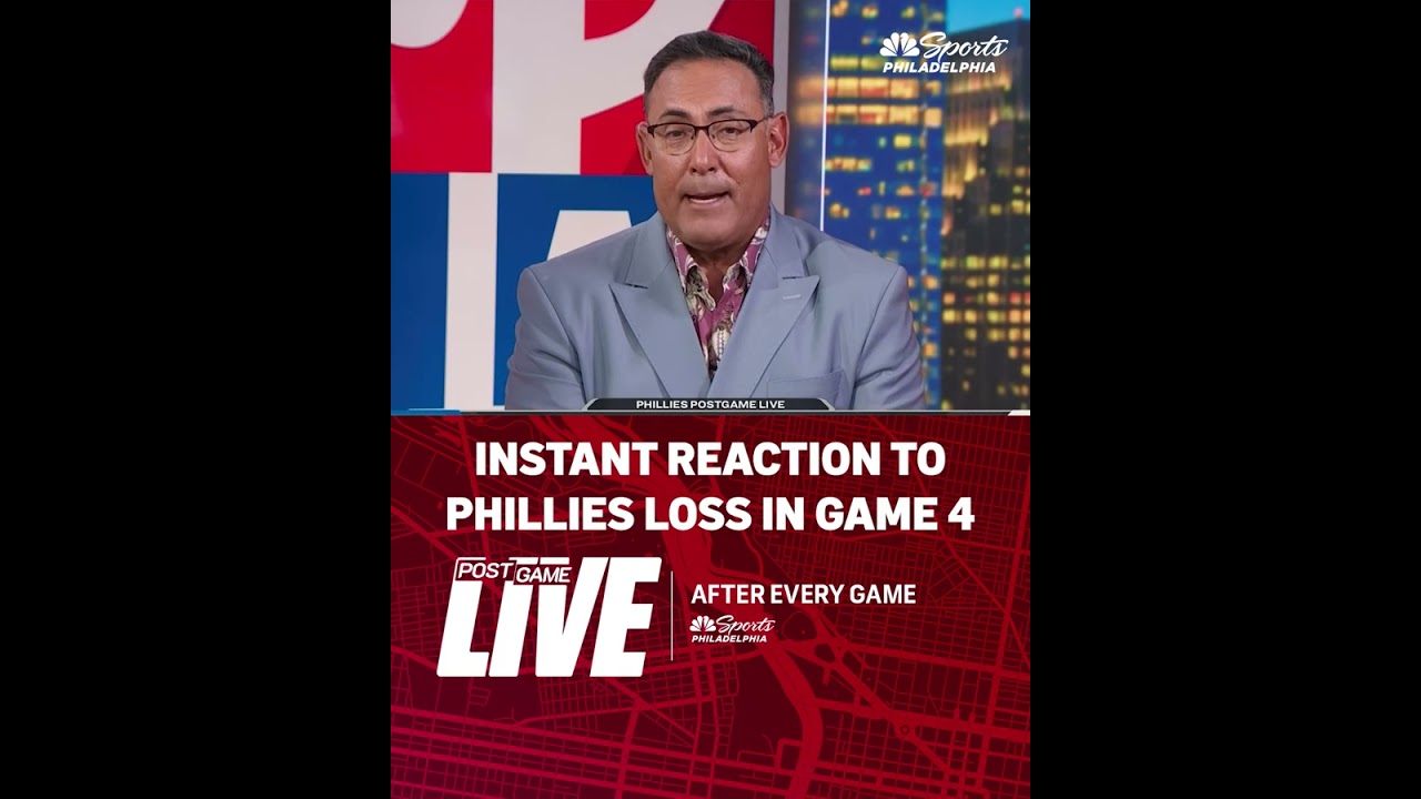 The Phillies Postgame Live crew shares their immediate reaction to devasting loss in Game 4