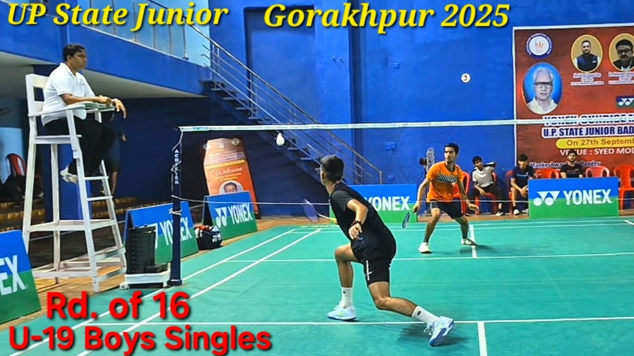 Sarthak Som Vs Prakhar Tiwari, U19 BS Rd.of 16, UP State Chmpionshp Gorakhpur 2025