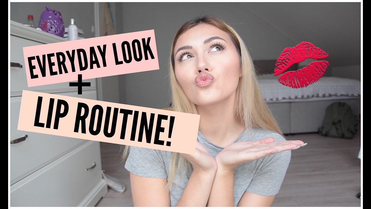 EVERYDAY LOOK - LIP ROUTINE! ▹ AnnaMaria ♡