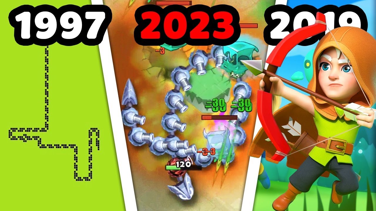 SSSnaker, A NEW Game By Habby Like Archero And SNAKE FROM 1997?