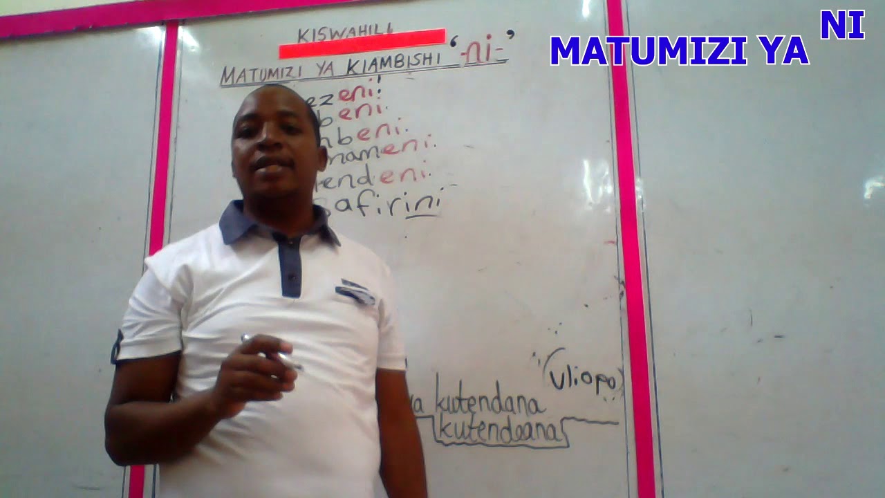 MATUMIZI YA NI