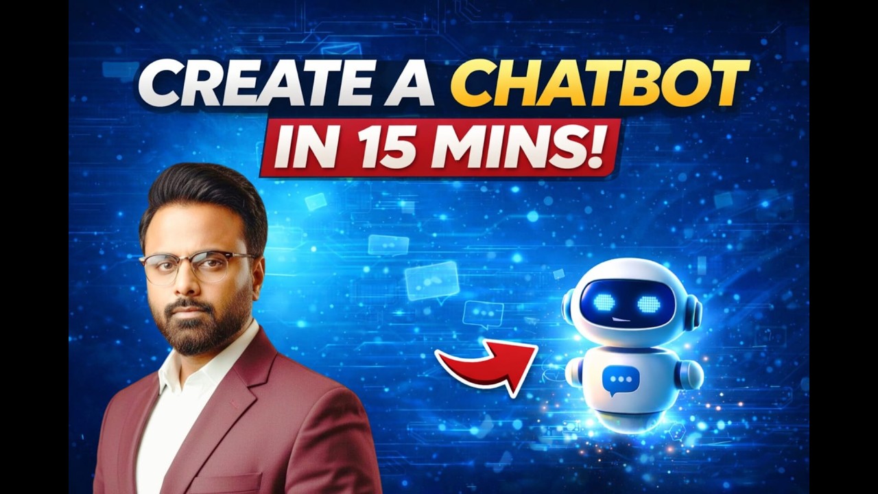 Create your CHATBOT in 15 mins