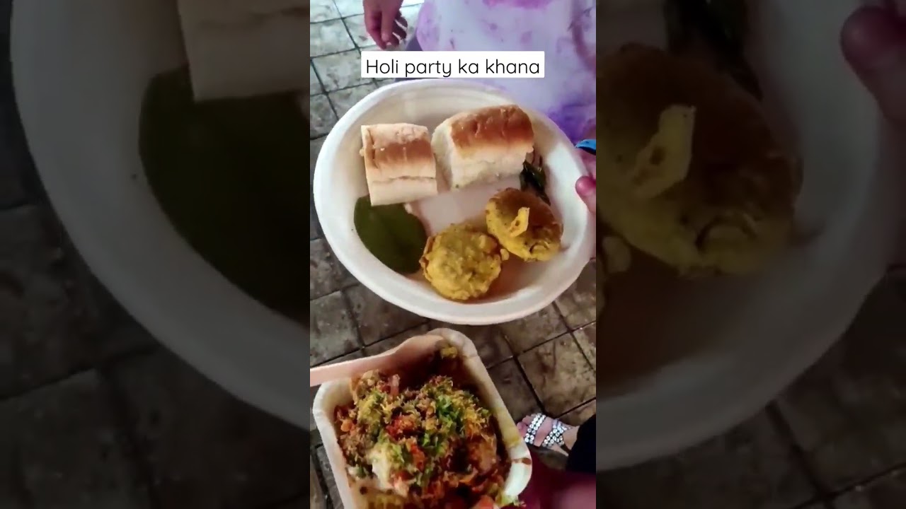 Holi Party me kaunse special food  items the? #shorts #tastystreets #holiparty #holi2023