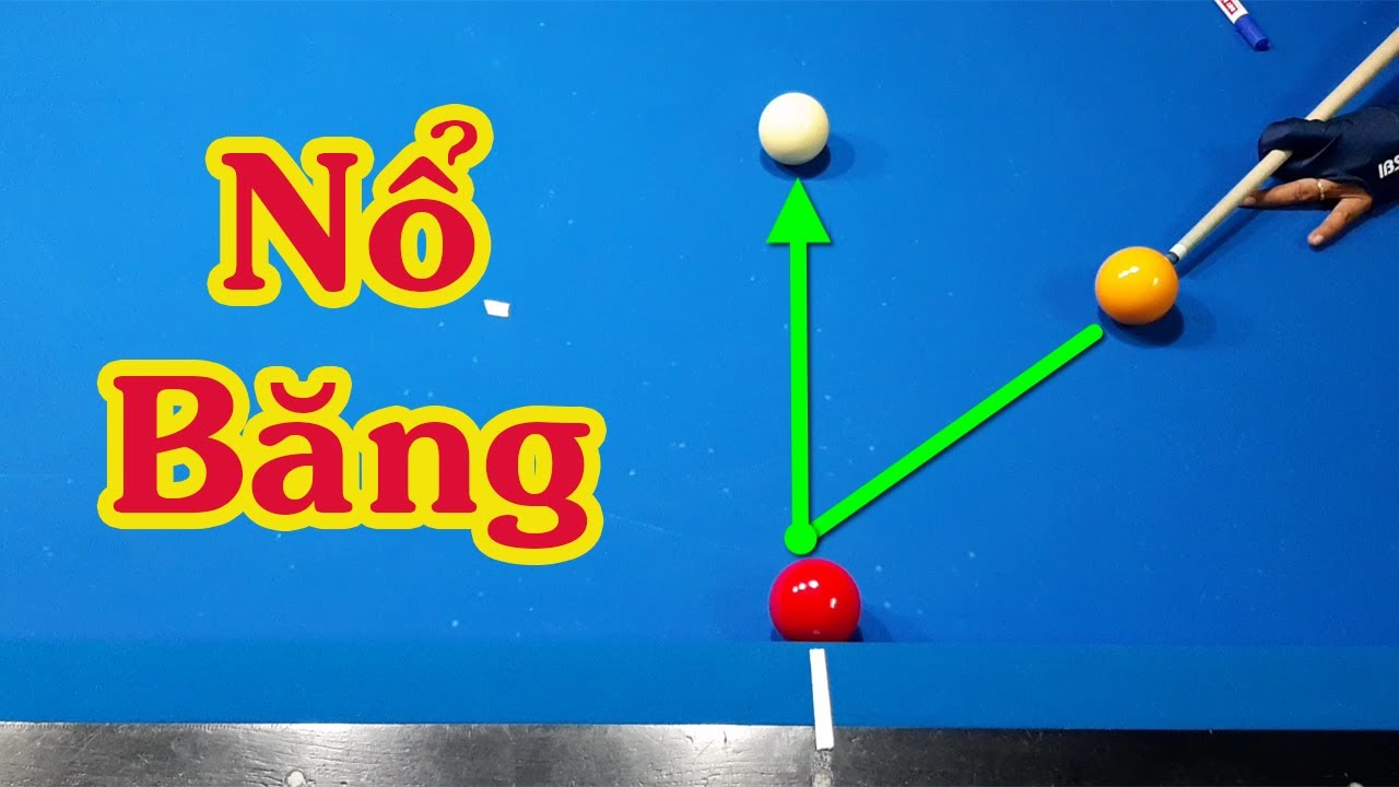 Bida nổ băng, c&uacute;p băng hướng dẫn c&aacute;ch đ&aacute;nh