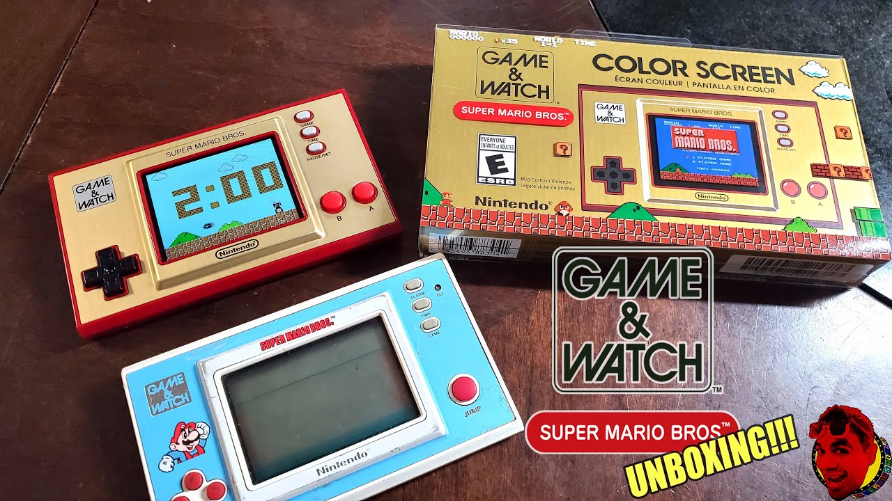 Game & Watch Super Mario Bros 2020 Unboxing and Gameplay!