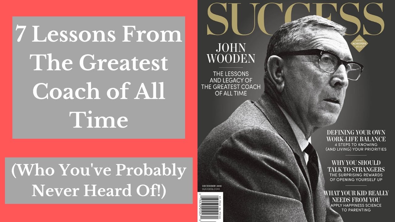 Coach John Wooden's 7 Point Creed | A Recipe for Success | Live byExample