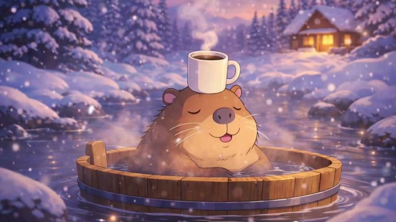 Winter Healing Vibes ✨ 3 Hours of Peaceful Lo-Fi Music for Rest & Relaxation | Chillbara