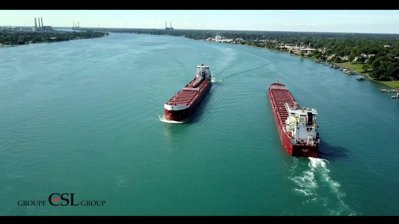 Iron Ore Loading and Discharge Operation, MV Baie Comeau, Superior, Wisconsin to Québec City