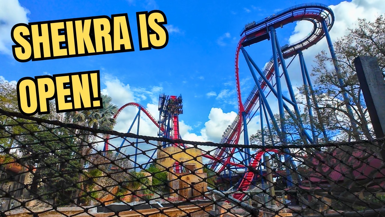 ALL Coasters Operating + Park Updates | Busch Gardens Tampa Bay