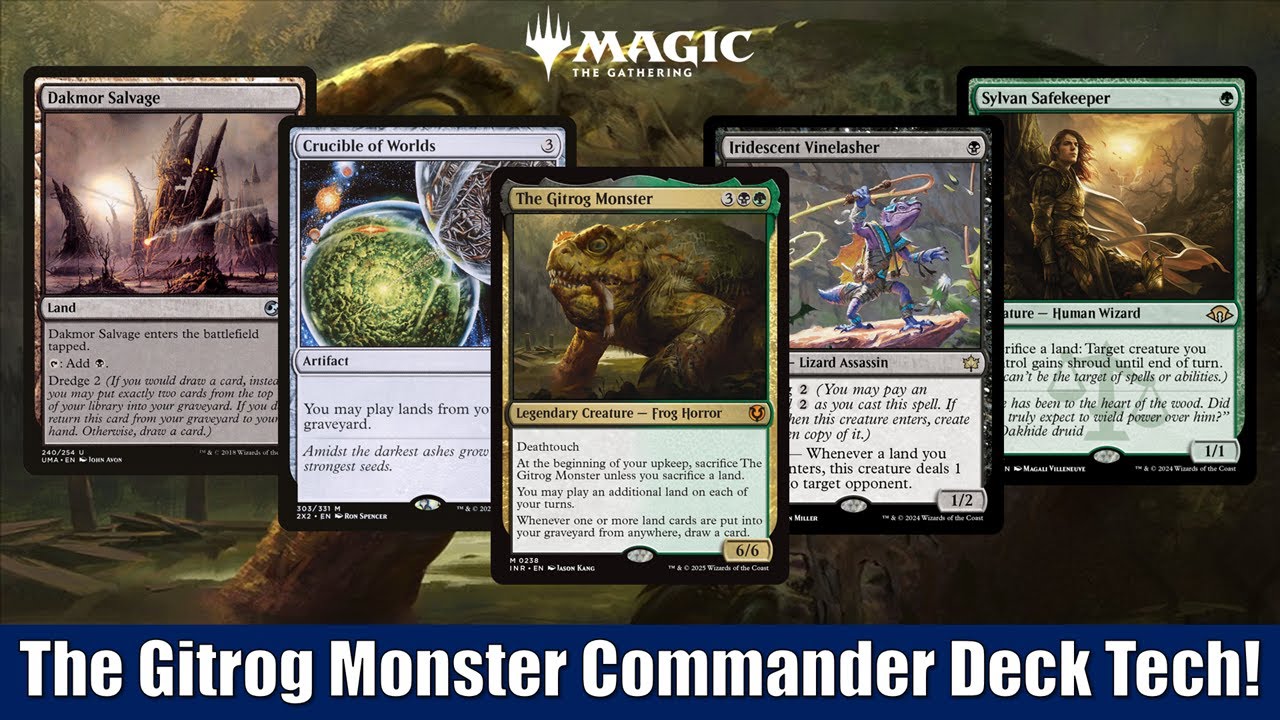 2025 The Gitrog Monster Commander Deck Tech! Magic the Gathering Full Decklist!