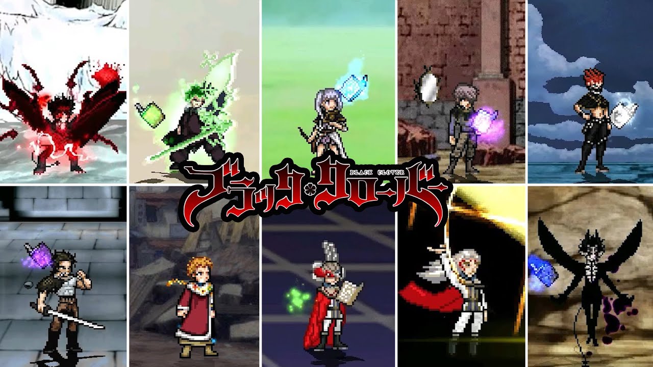 SEMUA SKILL & ULTIMATE BLACK CLOVER | Anime Mugen