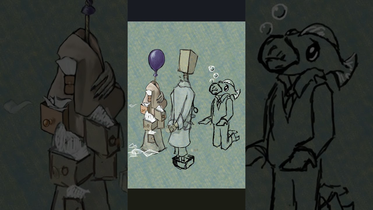 Explaining My Needs -- surreal digital artwork