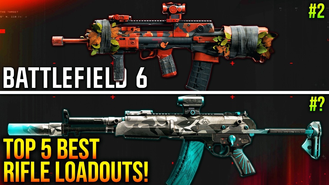 BATTLEFIELD 6: New TOP 5 BEST ASSAULT RIFLE LOADOUTS After Update! (BF6 Best Weapons)