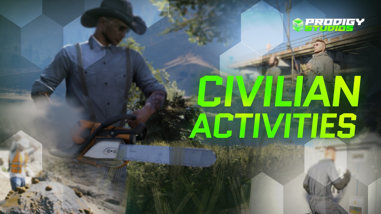 Prodigy Studios - GTA RP FiveM Civilian Scripts Presentation