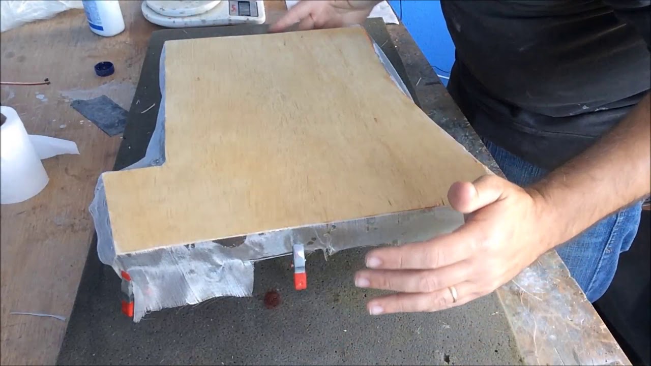 Tecnica para fibrar aeromodelo RC - glassing RC plane