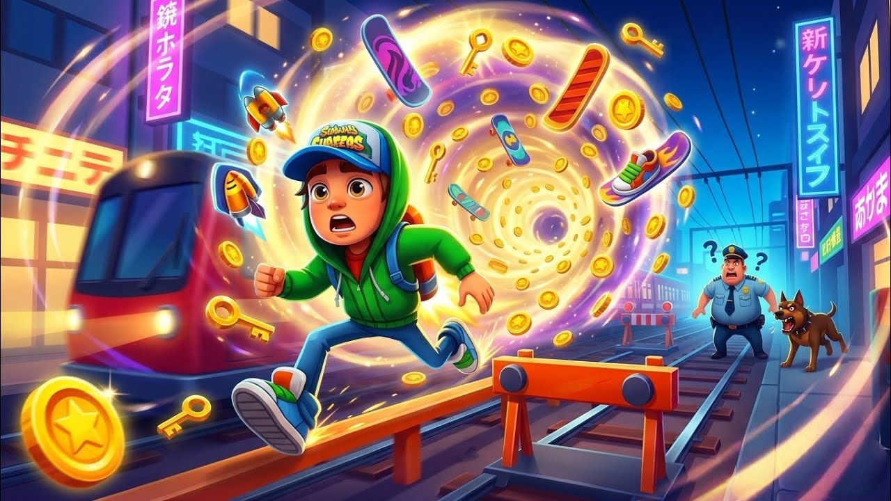 🚂🔥 Subway Surfers LIVE Train Track Runner Play 🏆