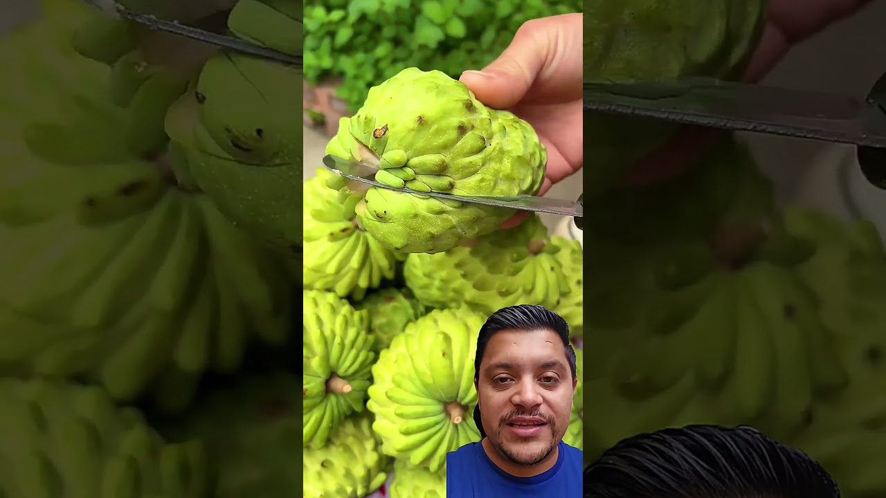 🍈🔥 Сахарное яблоко: взрыв тропического вкуса 🔥🍈 #ЛюбителиФруктов #ТропическиеНастроения #Сладкое