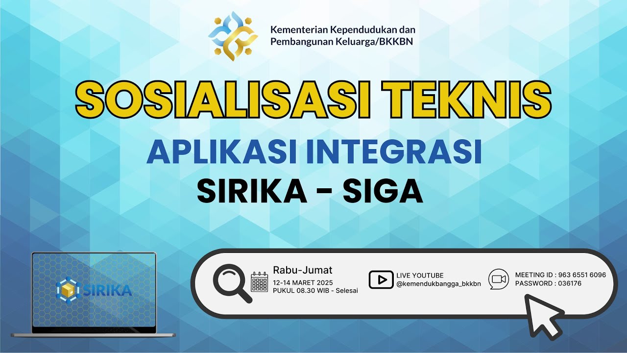Sosialisasi Teknis Aplikasi Integrasi SIRIKA-SIGA