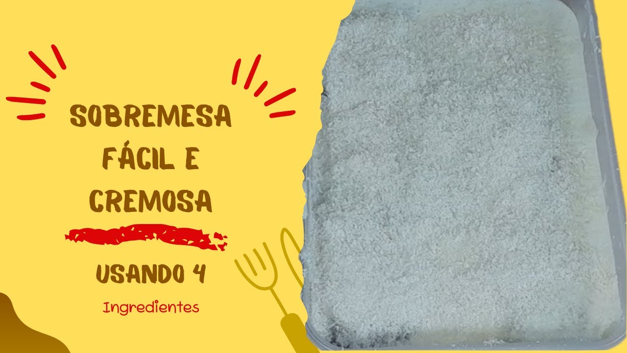 INCRIVEL COMO É FÁCIL ESSA SOBREMESA/SOBREMESA DE VÓ/ PAVÊ DE COCO CREMOSO/AS GORDICES DA MATILDE
