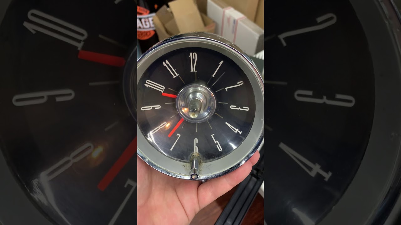 1962 Thunderbird clock January 12, 2021