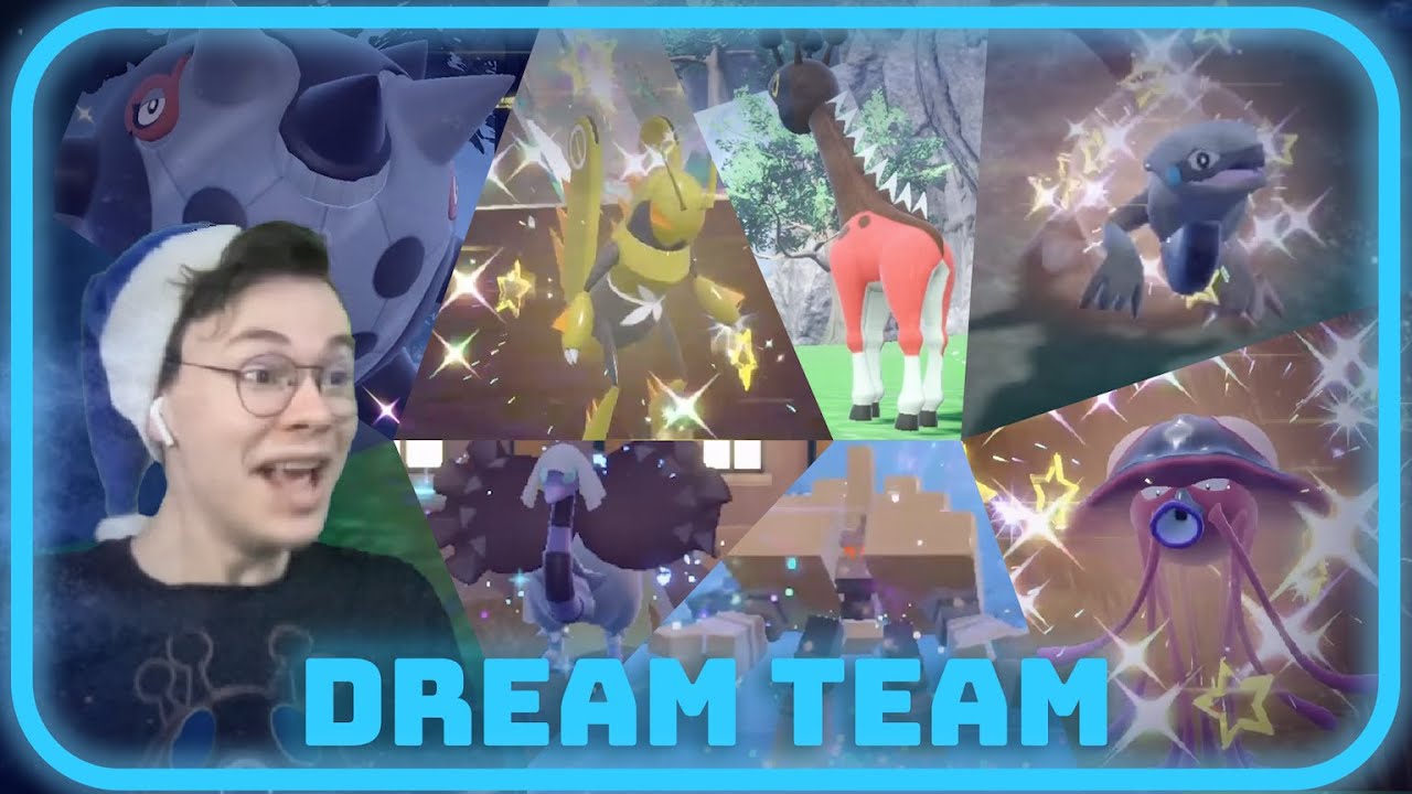 Shiny Dream Team Compilation ✨ 7 Shinies ✨ Beating Pokémon Violet