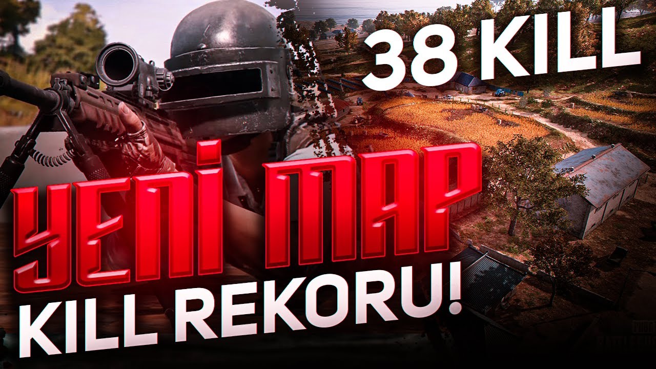 YENİ HARİTANIN KİLL REKORUNU KIRDIM! 🔥 38 KILLS! [PUBG]