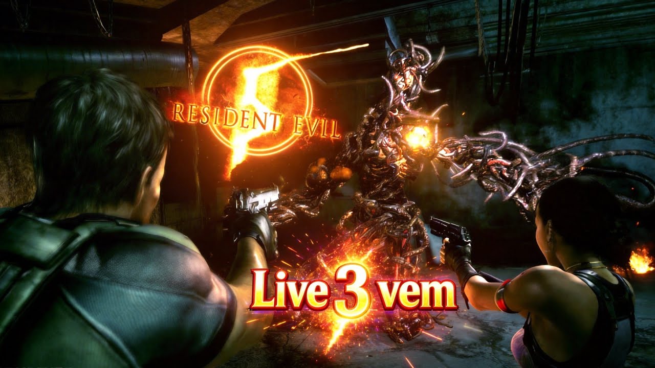 Resident Evil 5 PS5 – Zerando do Início ao Final Live #3