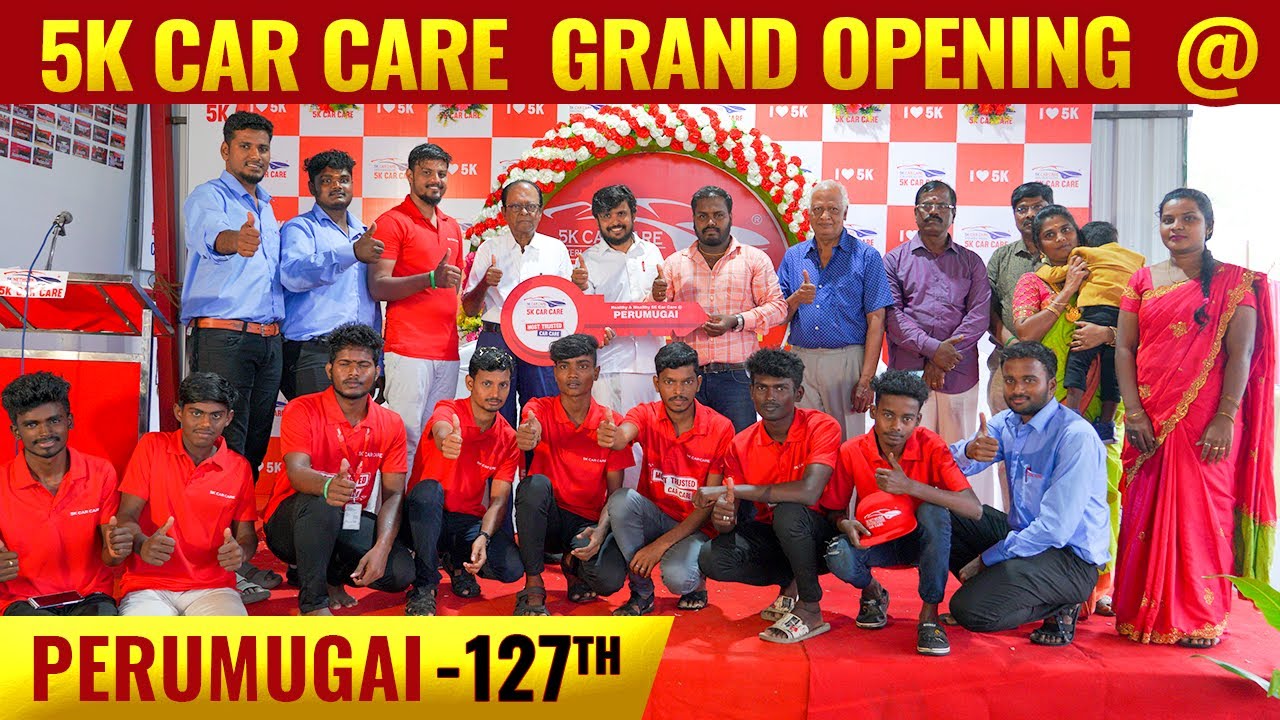 VANAKKAM Perumugai MAKKALE!! | 5K Car Care 127th Grand Opening @Perumugai | #5kcarcare