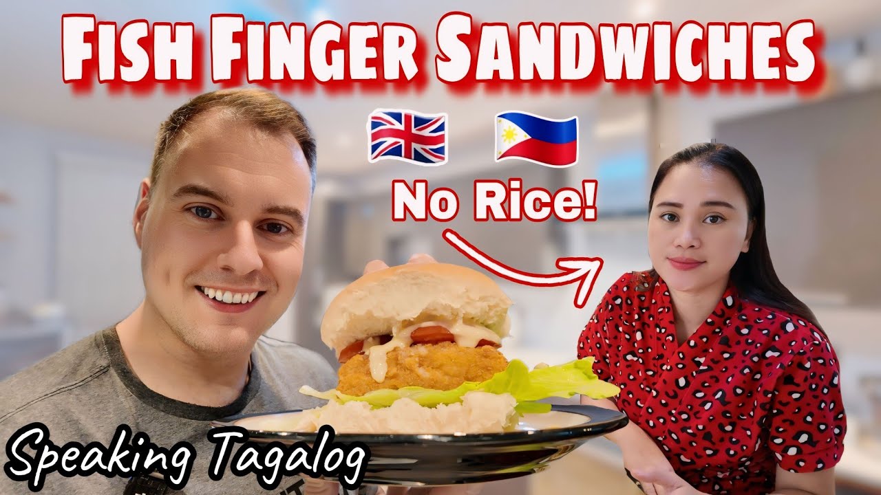 Filipina Wife Tries British Food | British Husband Speaking Tagalog | No Rice Tonight