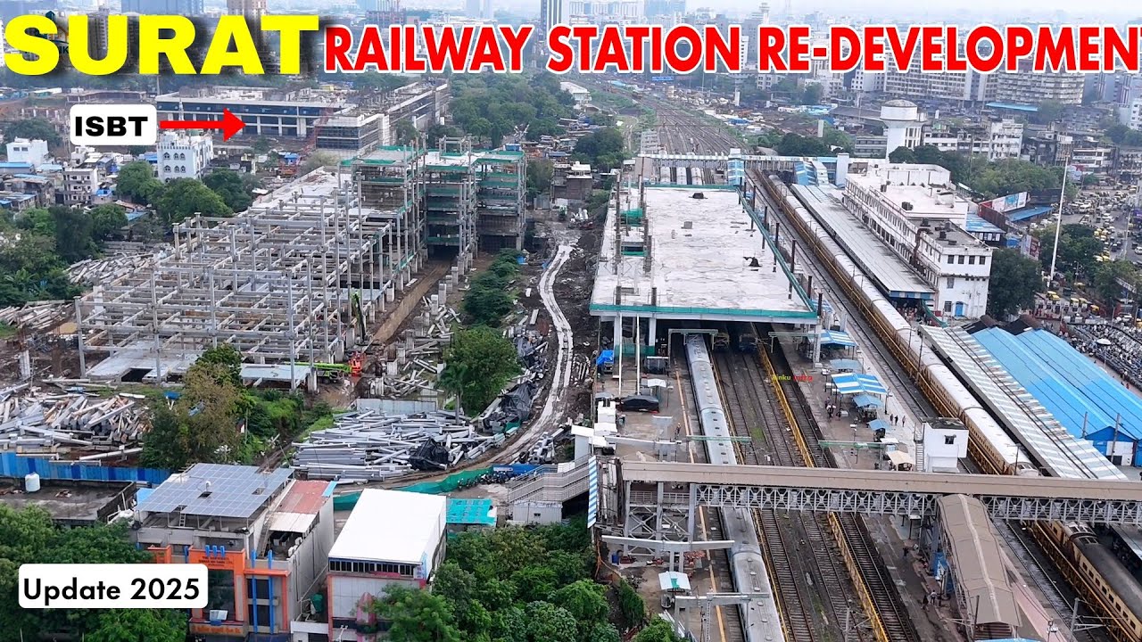 Surat Railway Station Redevelopment update | Surat Railway Station Progress #mmth