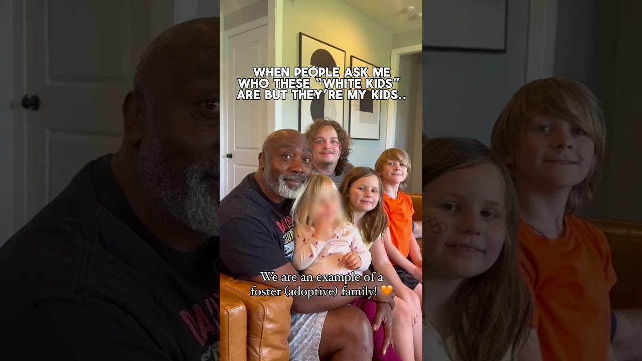 It's 2024...biracial families exist #biracialfamily #adoption #comedy #singledad #fosterdad