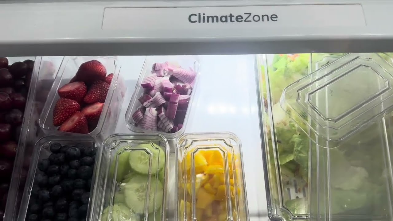 10 Pack Fridge Organizing Containers #saladbar #easy