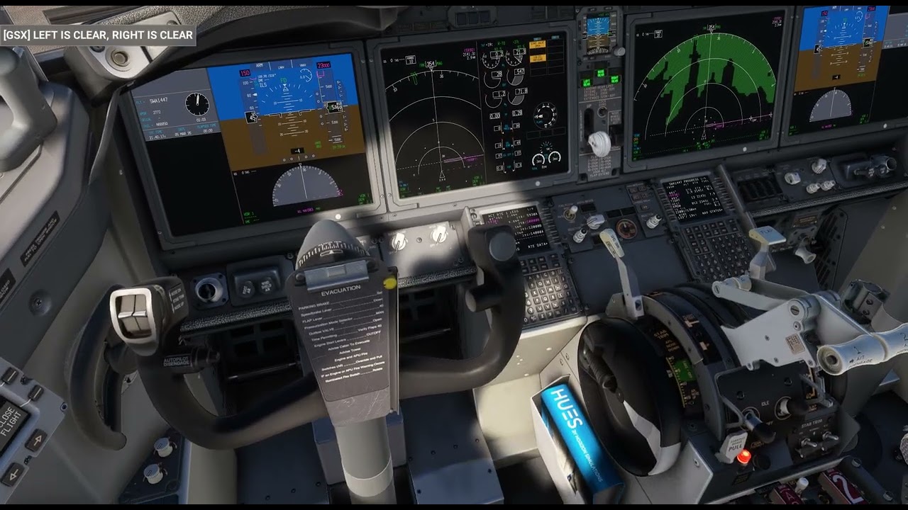 Boeing 737 Max 8 crosswind takeoff from Denver KDEN with ATC MSFS VATSIM