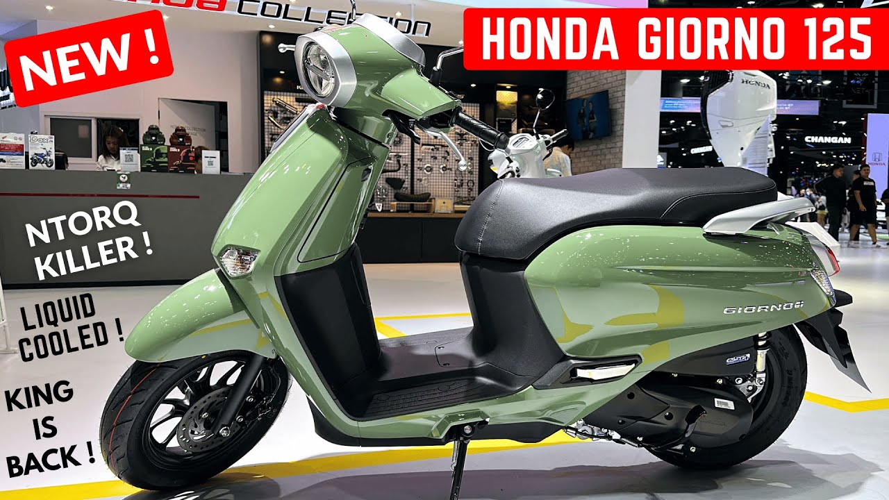 2025 Honda Giorno+ 125 Scooter - Price, Mileage, Features | Honda Activa 125 & TVS Ntorq 125 Rival!