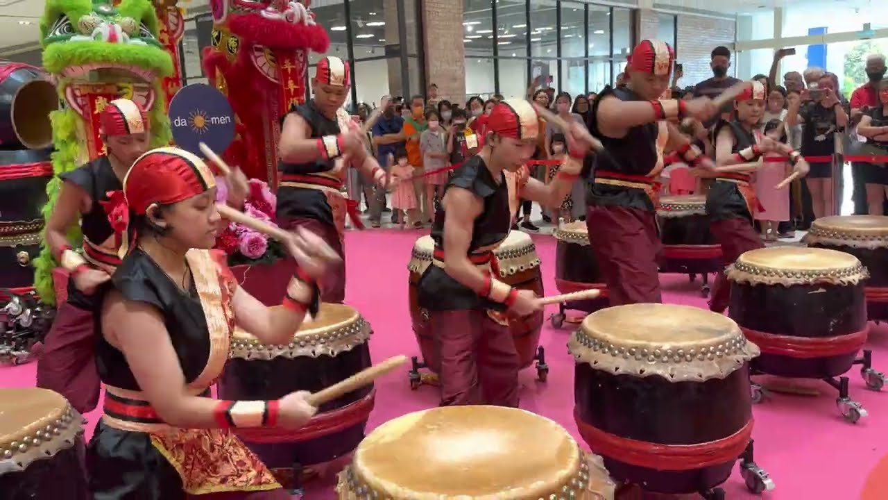 CNY2023 ~ Lunar New Year VR Drumming performance (击鼓表演) #1 @ Damen Shopping Mall (28/1/2023)