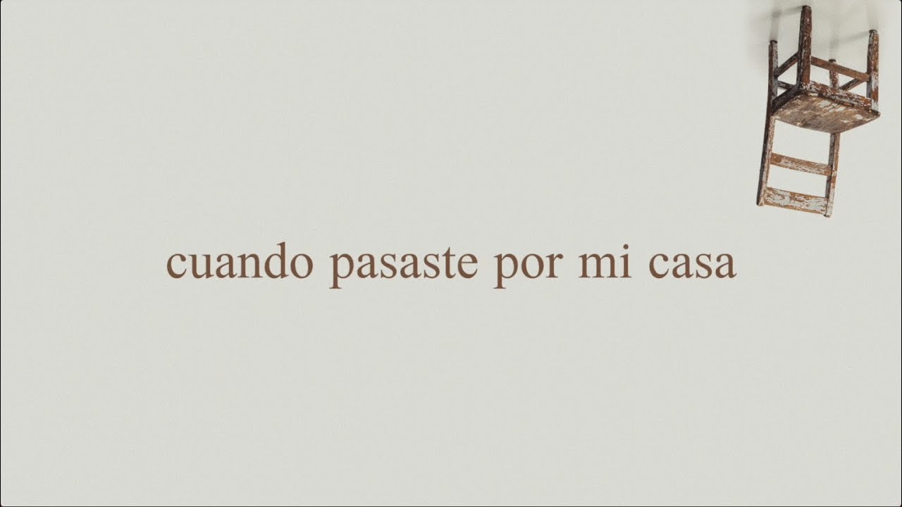 Conexión Cielo - cuando pasaste por mi casa (Lyric Video)