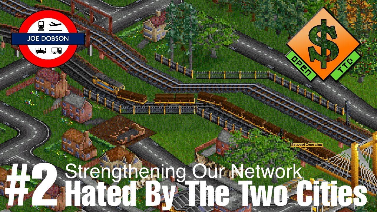 OpenTTD | Карта на британскую тематику | Эпизод 2 | Ненавистный для двух городов