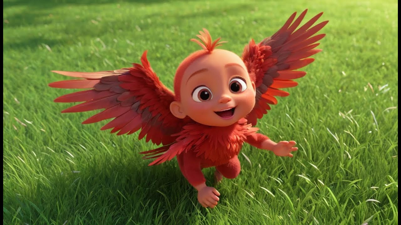 Малыш Ред из Angry Birds приземлился в грязную лужу 🐦 | Детские песенки и стишки для малышей
